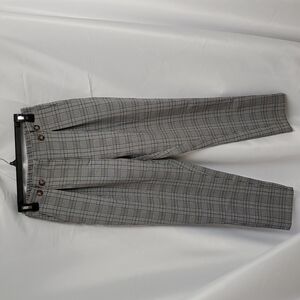 Elodie Plaid Womens Paper Bag Gingham  pants. Size S